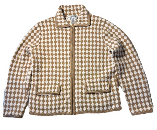 Euc pendleton white tan - pendleton, &