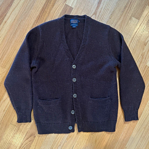 Pendleton brown wool knit - brown,